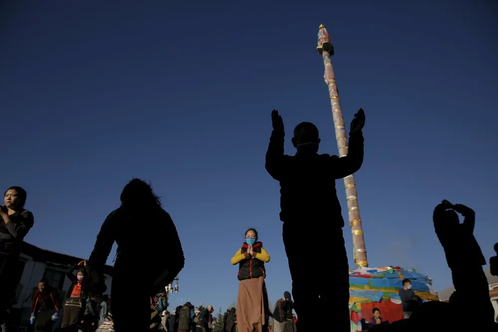 Pilgrims in Tibet