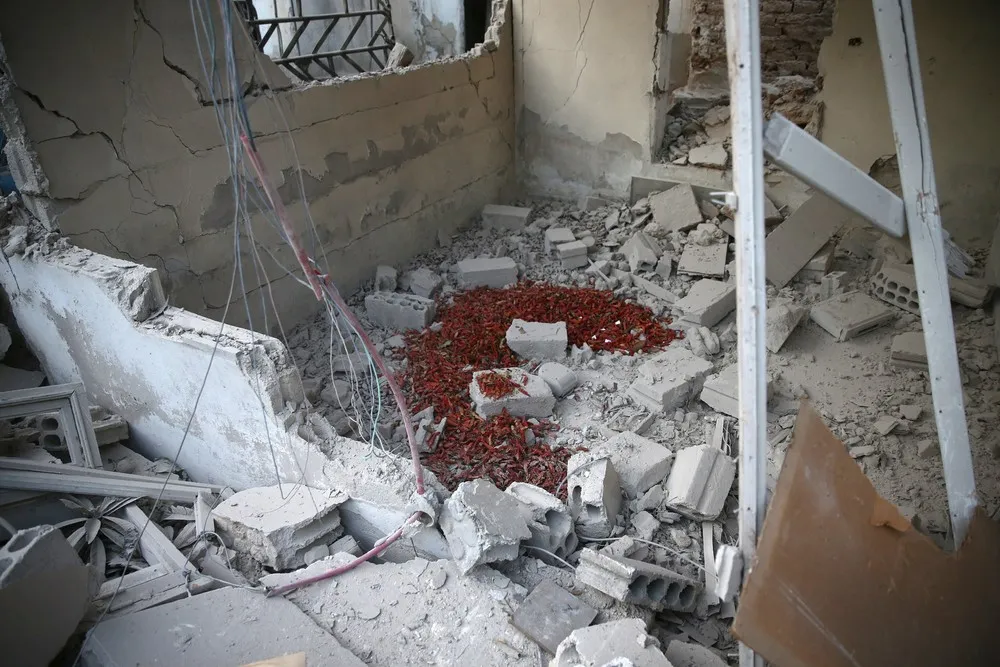 Aftermath of Shelling in Damascus