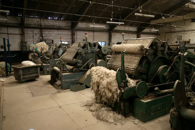 Cotton-sorting machines are seen at a closed-down textile factory in Kaduna, Nigeria November 3, 2016. (Photo by Afolabi Sotunde/Reuters)