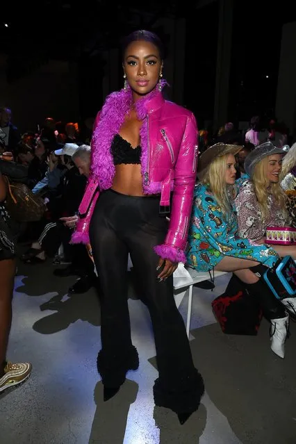 Justine Skye attends the Jeremy Scott Fashion Show during New York Fashion Week at Spring Studios on September 8, 2017 in New York City. (Photo by Ben Gabbe/Getty Images)