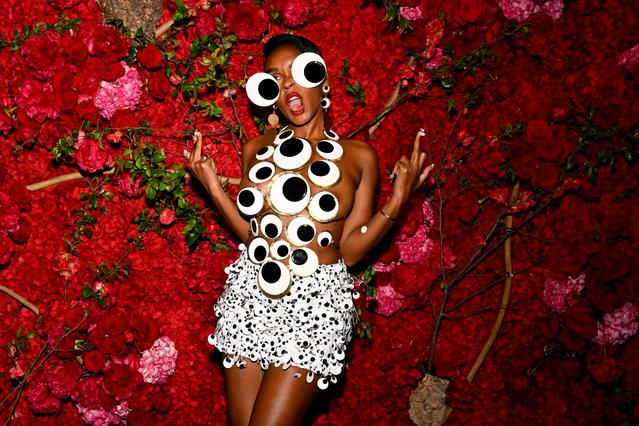 American singer-songwriter and rapper Janelle Monáe at Richie Akiva's 10th Annual “The After” Met Gala After Party held at Casa Cipriani on May 6, 2024 in New York, New York. (Photo by Daniel Zuchnik/WWD via Getty Images)