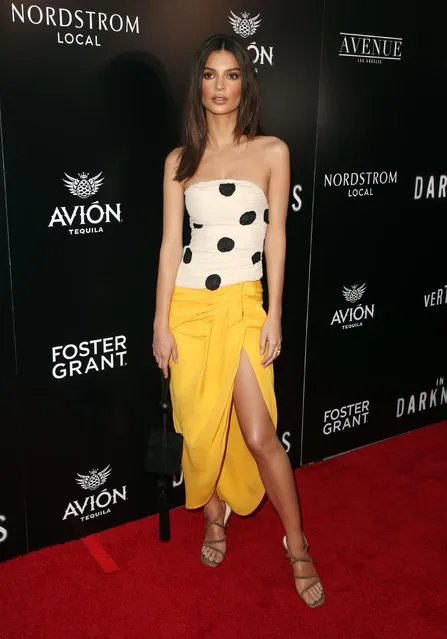 Emily Ratajkowski attends the premiere of Vertical Entertainment's “In Darkness” at ArcLight Hollywood on May 23, 2018 in Hollywood, California. (Photo by MediaPunch/Rex Features/Shutterstock)