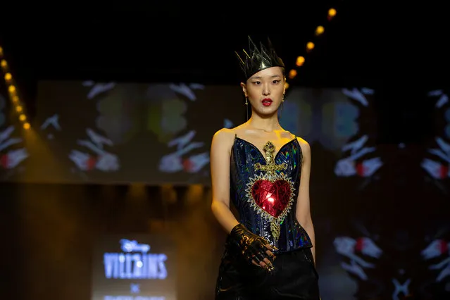 A model presents a creation from The Blonds Spring/Summer 2019 collection during New York Fashion Week in the Manhattan borough of New York City, U.S., September 7, 2018. (Photo by Caitlin Ochs/Reuters)