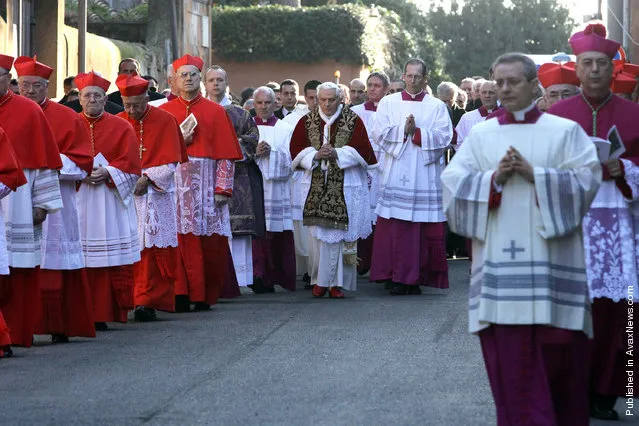 Pope Celebrates Ash Wednesday At The Santa Sabina Basilica