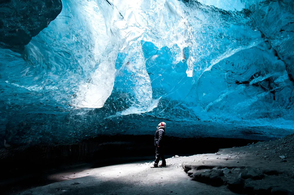 Inside Iceland's Crystal Ice Cave