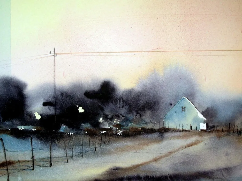 Watercolor Painting by Bjorn Bernstrom