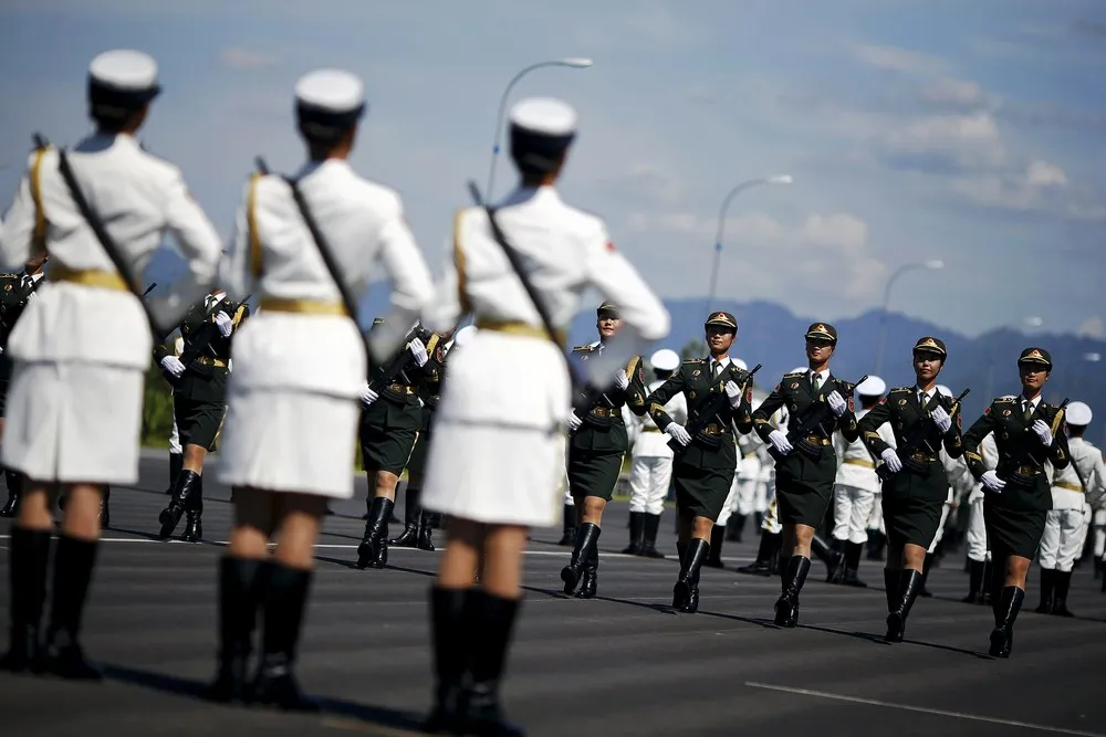 Training Session for a Military Parade in China