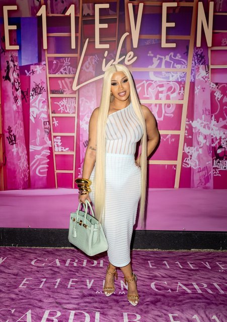 American rapper Cardi B arrives at E11EVEN Miami on December 13, 2024 in Miami, Florida. (Photo by Alexander Tamargo/Getty Images for E11EVEN)