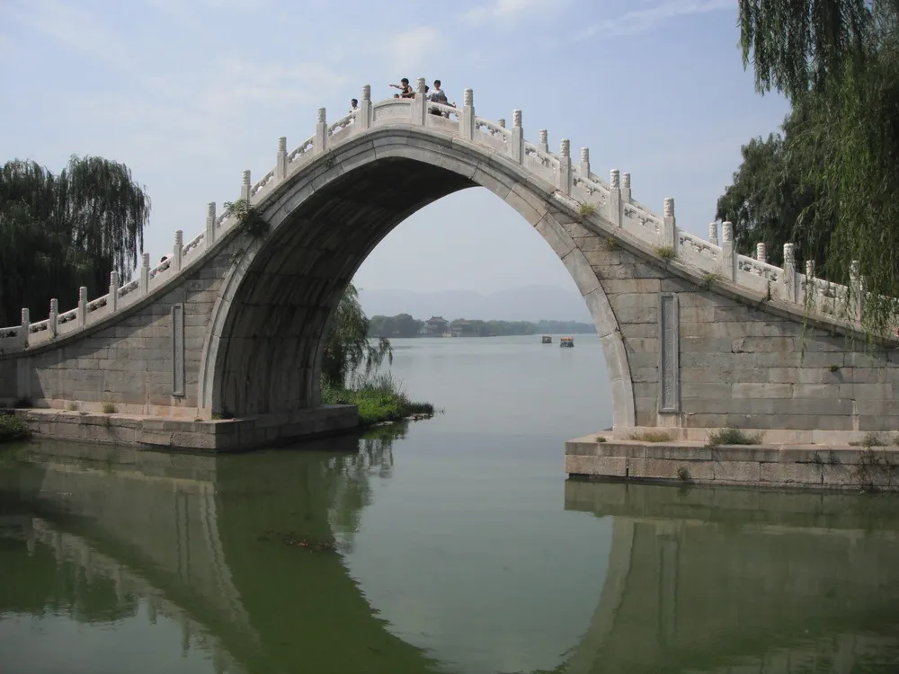 Jade Belt Bridge In Chine