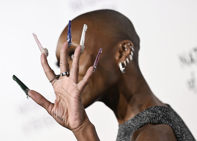 British actress Cynthia Erivo waves as she attends the National Board of Review Awards gala at Cipriani 42nd Street on Tuesday, January 7, 2025, in New York. (Photo by Evan Agostini/Invision/AP Photo)