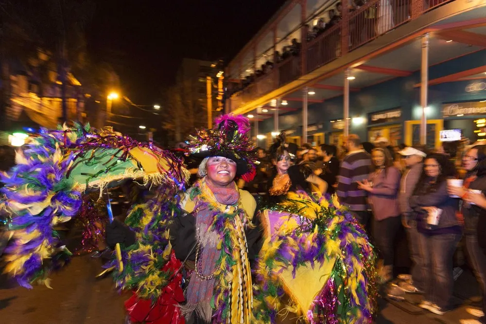 The Krewe du Vieux 2015 Parade March in New Orleans