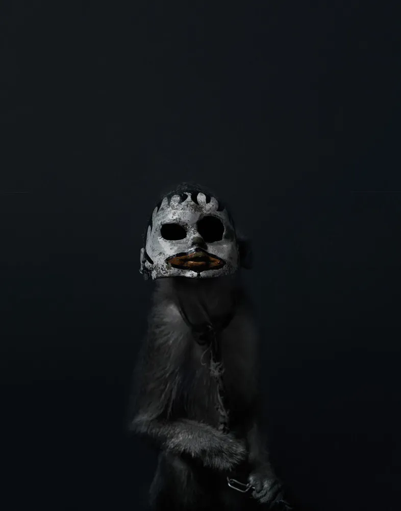 Terrifying Portraits of Indonesia’s Street-Performing Macaques