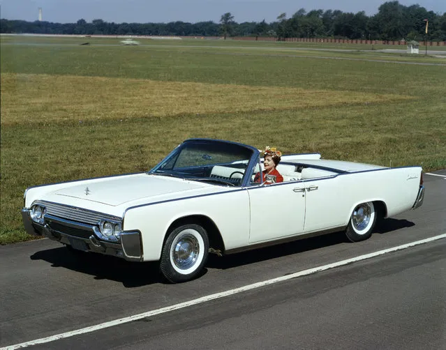 This undated photo provided by the Ford Motor Co. shows the 1961 Lincoln Continental convertible. (Photo by AP Photo/Ford Motor Co.)