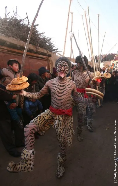 Tu Ethnic Minority Men Dance During Exorcism Ceremony