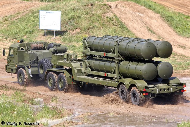 5T58-2 transport vehicle on BAZ-6402-015 chassis for S-400 system