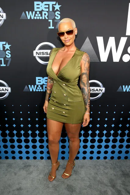 Amber Rose at the 2017 BET Awards at Staples Center on June 25, 2017 in Los Angeles, California. (Photo by Bennett Raglin/Getty Images for BET)