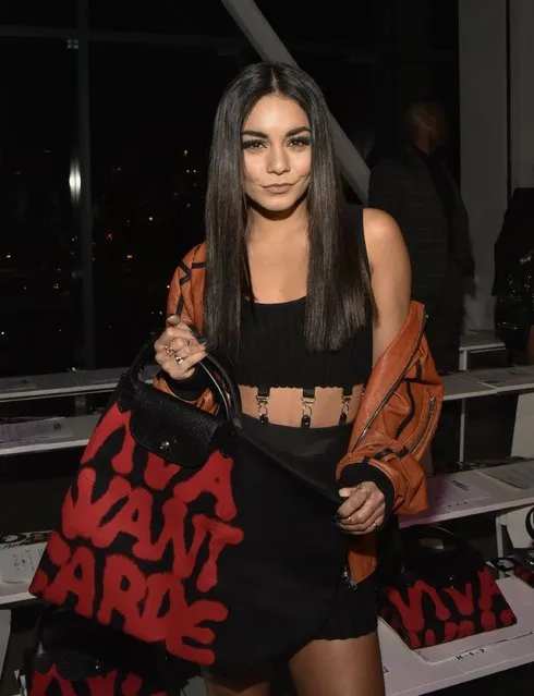 Vanessa Hudgens attends the Jeremy Scott fashion show during New York Fashion Week: The Shows on September 8, 2017 in New York City at Spring Studios on September 8, 2017 in New York City. (Photo by Eugene Gologursky/Getty Images for Longchamp)