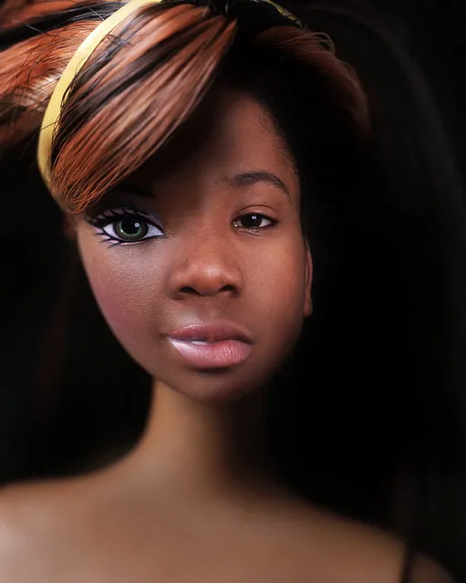 «Plastic Bodies series». In her Plastic Bodies series, Sheila Pree Bright criticises the whitewashing of beauty standards, using Barbie dolls as a symbol of the unreality of what is considered traditionally beautiful in the west. “The Barbie doll has become human and we have become plastic”, she says. (Photo by Sheila Pree Bright/The Guardian)