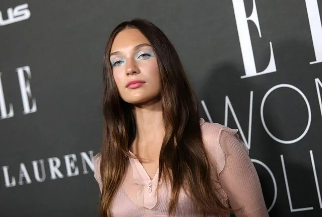 American actress and dancer Maddie Ziegler attends the 29th Annual ELLE Women in Hollywood Celebration at the Getty Center in Los Angeles, California, U.S., October 17, 2022. (Photo by Aude Guerrucci/Reuters)