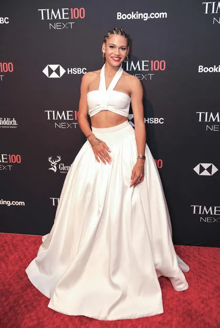 US soccer player Trinity Rodman attends Time 100 Next gala in New York, October 25, 2022. (Photo by Kena Betancur/AFP Photo)