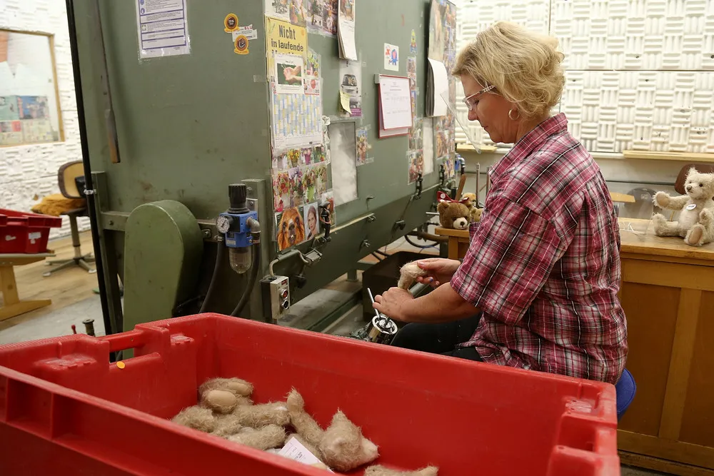 Traditional Teddy Bears Prepared Ahead of Festive Season