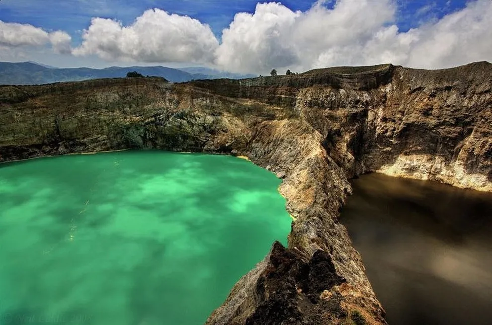 Indonesia Lakes of Mount Kelimutu