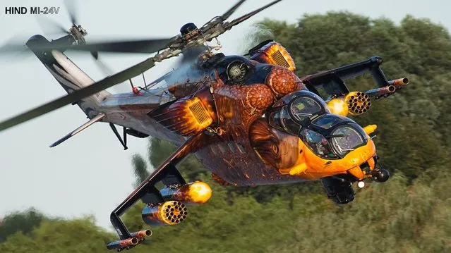 Painted Mil Mi-24 Hind