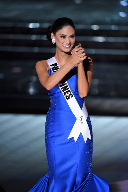 Miss Philippines 2015, Pia Alonzo Wurtzbach, is named a top three finalist during the 2015 Miss Universe Pageant at The Axis at Planet Hollywood Resort & Casino on December 20, 2015 in Las Vegas, Nevada. (Photo by Ethan Miller/Getty Images)