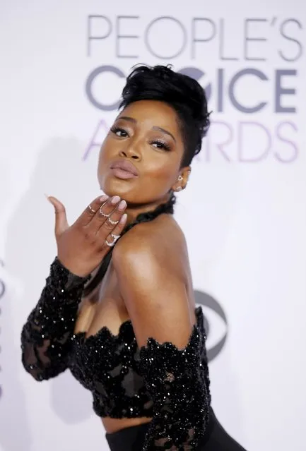 Singer Keke Palmer arrives at the People's Choice Awards 2016 in Los Angeles, California January 6, 2016. (Photo by Danny Moloshok/Reuters)