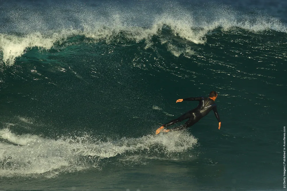 Large Swells Hit Sydney Beaches