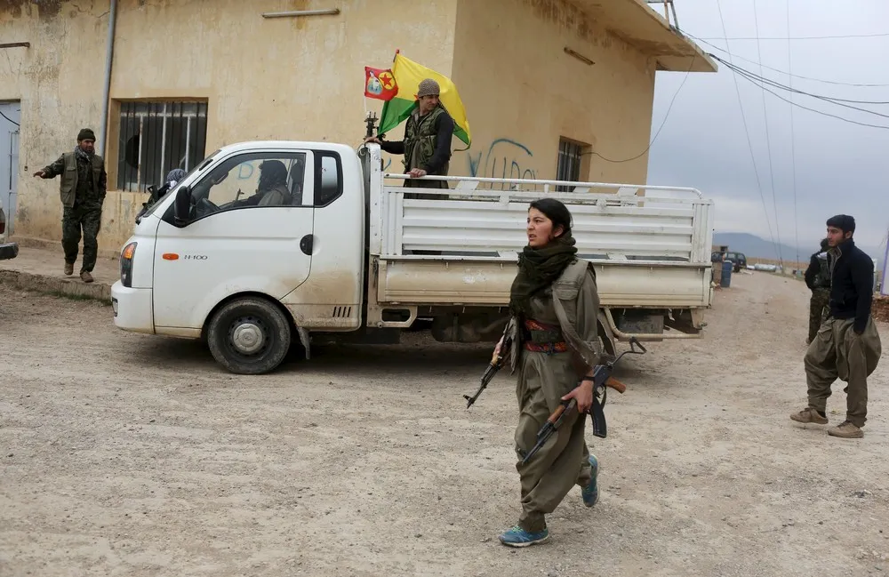 Women Fighters at a Kurdistan Workers Party
