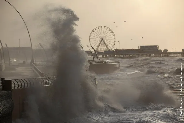 North West Of England Battered By High Winds
