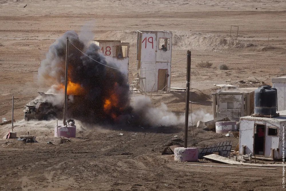 Israeli Troops Demonstrate Fire Power