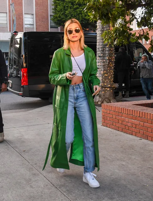 Hailey Rhode Bieber is seen on February 18, 2020 in Los Angeles, California. (Photo by BG002/Bauer-Griffin/GC Images)