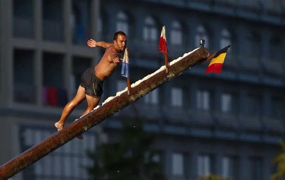 The Game of Gostra – Running Up a Greasy Wooden Pole in Malta