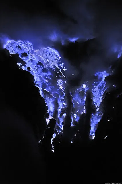 Blue Lava, Kawah Ijen Volcano, Indonesia