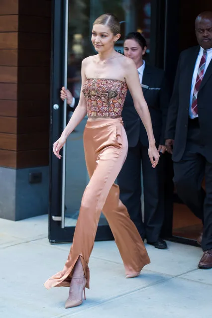 Model Gigi Hadid is seen in NoHo on June 26, 2017 in New York City. (Photo by Gotham/GC Images)