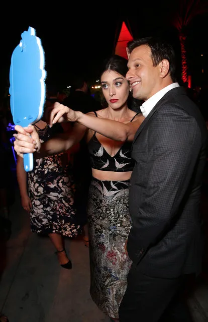 Lizzy Caplan and Josh Charles seen at Showtime's Annual Summer Soiree at 2015 TCA held at the Pacific Design Center on Monday, August 10, 2015, in Los Angeles. (Photo by Eric Charbonneau/Invision for Showtime/AP Images)