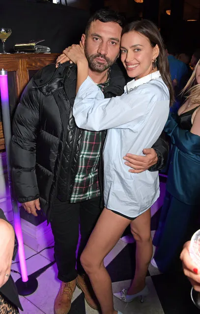 Riccardo Tisci and Irina Shayk attend the Universal Music BRIT Awards after-party 2020 hosted by Soho House & PATRON at The Ned on February 18, 2020 in London, England.  (Photo by David M. Benett/Dave Benett/Getty Images for Universal Music & Soho House)