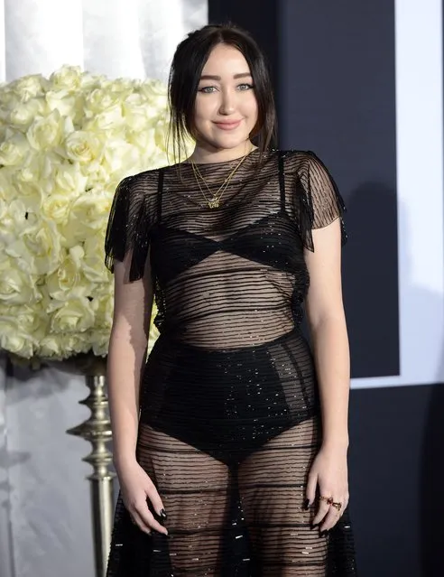 American actress/singer Noah Cyrus  arrives for the Premiere of Universal Pictures' “Fifty Shades Darker” at The Theatre at Ace Hotel on February 2, 2017 in Los Angeles, California. (Photo by Albert L. Ortega/Getty Images)