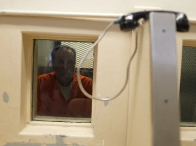 An inmate waits for a visitor at the California Institution for Men state prison in Chino, California, June 3, 2011. (Photo by Lucy Nicholson/Reuters)