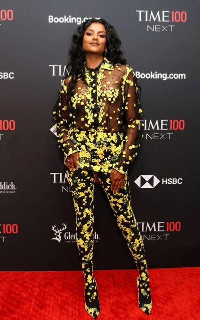 British actress Simone Ashley arrives for the Time 100 NEXT Gala celebrating Rising Stars who are Shaping the Future of their Fields in New York, U.S., October 25, 2022. (Photo by Caitlin Ochs/Reuters)