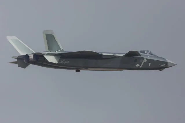 China unveils its J-20 stealth fighter during an air show in Zhuhai, Guangdong Province, China, November 1, 2016. (Photo by Reuters/Stringer)