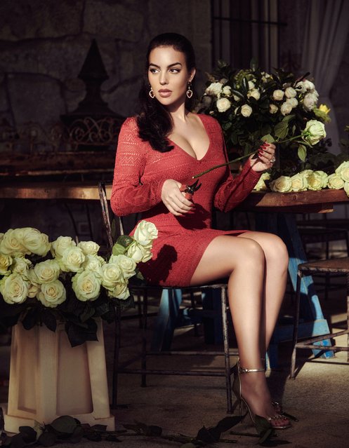 Georgina Rodriguez wows as she stars in the GUESS spring-summer 2024 campaign on February 2, 2024.  (Photo by GUESS/The Mega Agency)