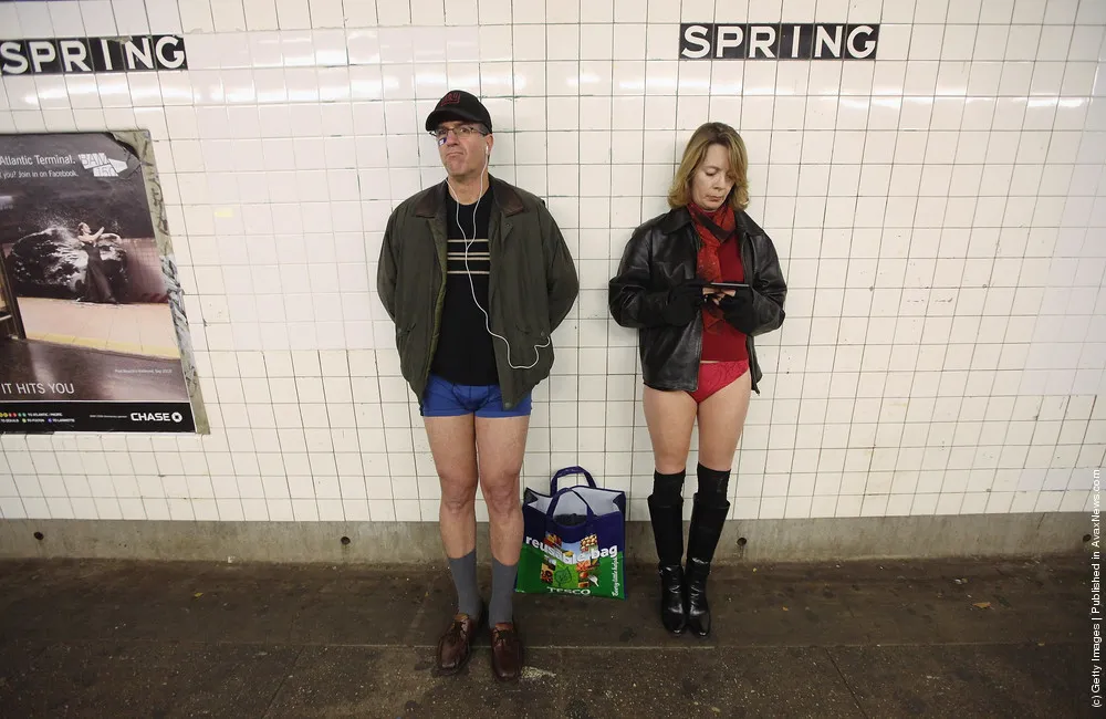 Annual “no Pants” Subway Ride Takes Place On Nycs Subways