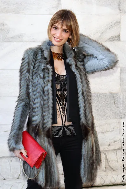 Gaia Bermani Amaral attends the Roberto Cavalli Autumn/Winter 2012/2013 fashion show as part of Milan Womenswear Fashion Week