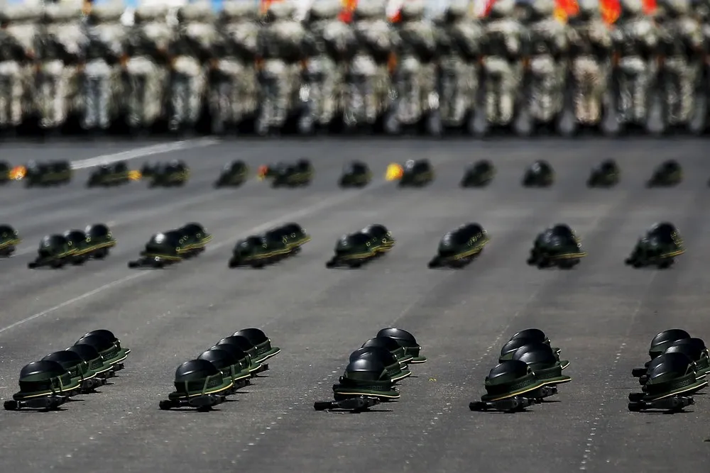 Training Session for a Military Parade in China