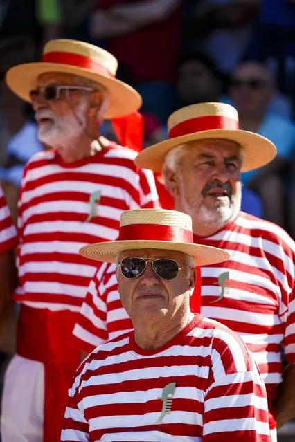 General views of atmosphere during the Regatta Storica during the 72nd Venice Film Festival on September 7, 2015 in Venice, Italy. (Photo by Tristan Fewings/Getty Images)