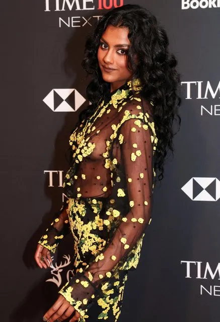 Simone Ashley arrives for the Time 100 NEXT Gala celebrating Rising Stars who are Shaping the Future of their Fields in New York, U.S., October 25, 2022. (Photo by Caitlin Ochs/Reuters)