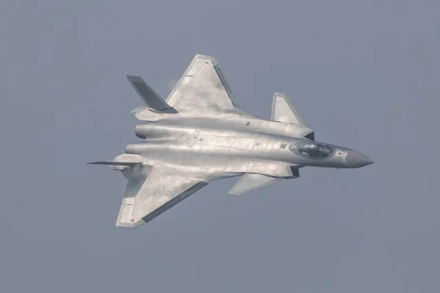China unveils its J-20 stealth fighter during an air show in Zhuhai, Guangdong Province, China, November 1, 2016. (Photo by Reuters/Stringer)